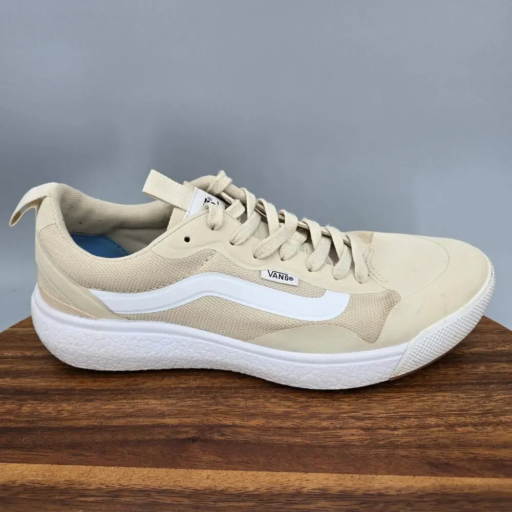 Vans Ultrarange EXO SE Shoes Womens 9.5 Beige Cream Lace Up Skate Sneakers